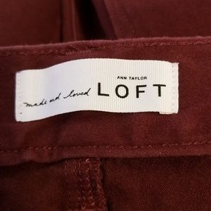 LOFT Pants - Ann Taylor Loft Merlot Leggings Pants Size 8 LOFT Pants - Ann Taylor Loft Merlot Leggings Pants Size 8